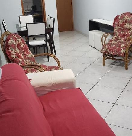 Apartamento Guilhermina vista para o mar Praia Grande  Bagian luar foto