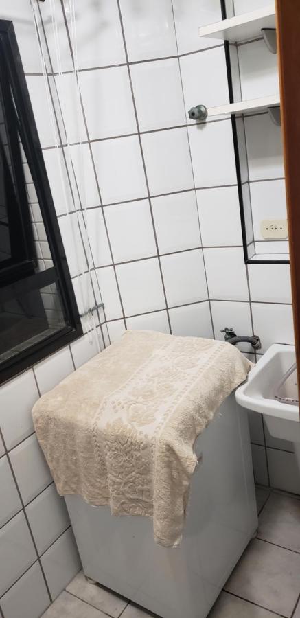 Apartamento Guilhermina vista para o mar Praia Grande  Bagian luar foto