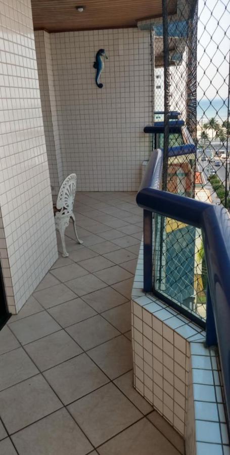 Apartamento Guilhermina vista para o mar Praia Grande  Bagian luar foto